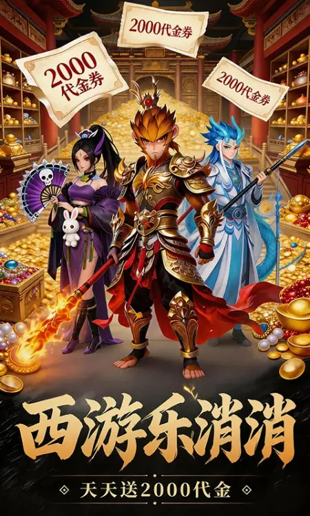 西游乐消消(0.05折天天送2000)
